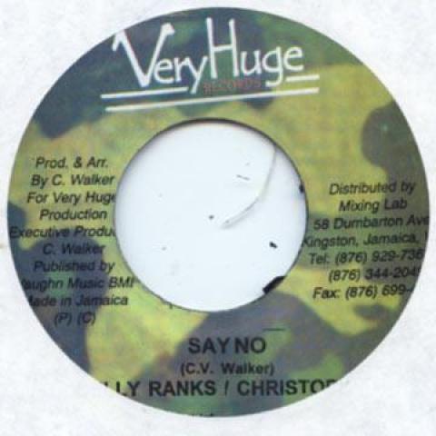 7inch Record DELLY RANKS, CHRISTOPHER / GABRIEL, - Say No / Rain Very Huge 2003 Jamaica Reggae, Ska & Dub