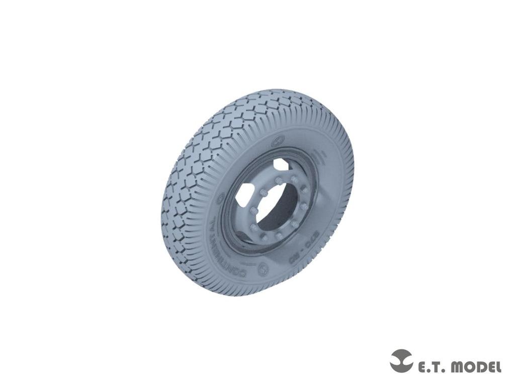 ET Model 1/35 WWII German L4500A Cargo Truck with Weight-Deforming Tire Set (for Zvezda 3596) Plastic Model Parts P35-160 (Military Vehicle)