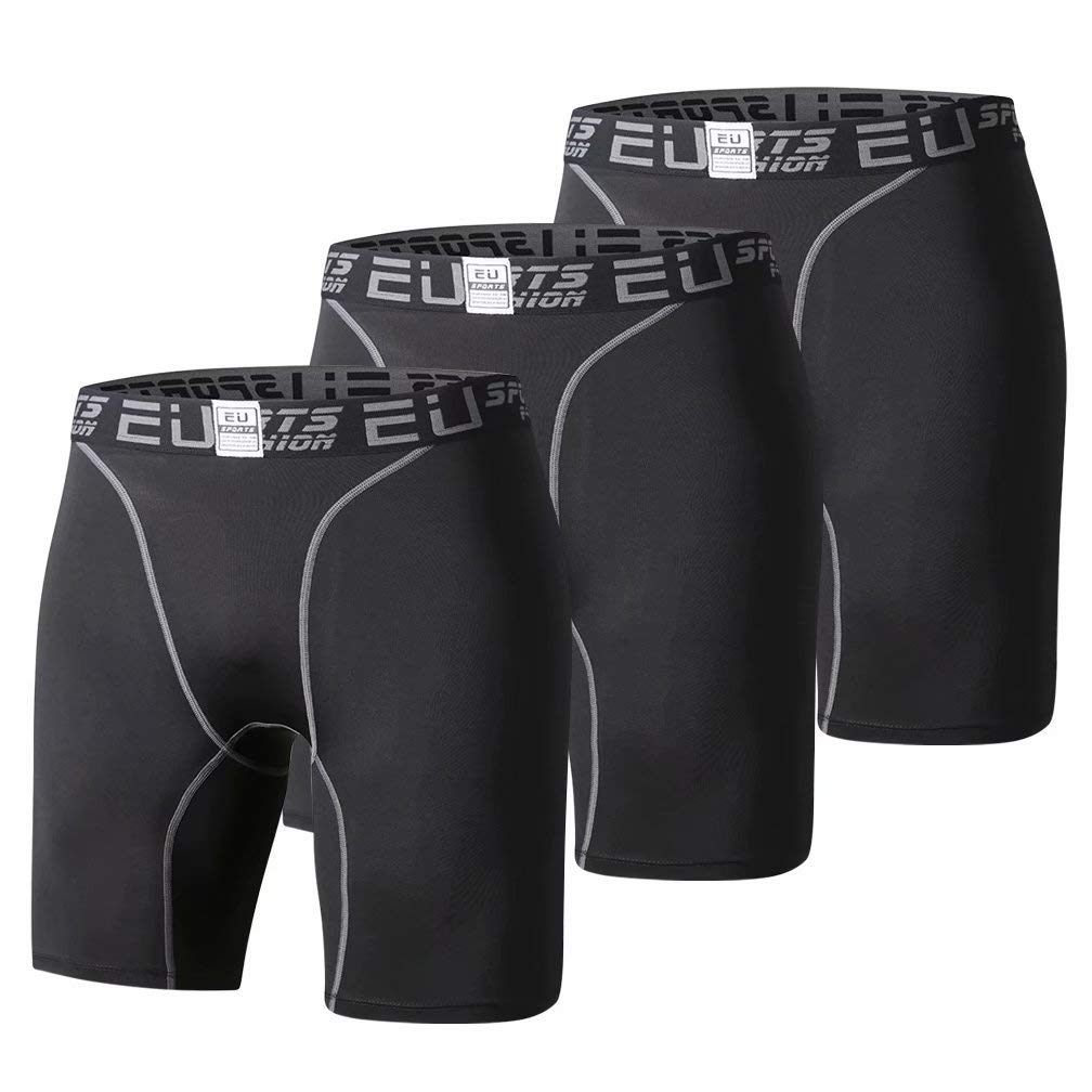 Nesseo Compression Sport Compression Sports Power and Compression Size Men's Shorts, Shorts, Underwear, Shorts, Tights, Stretch, Sweat-Wicking,
