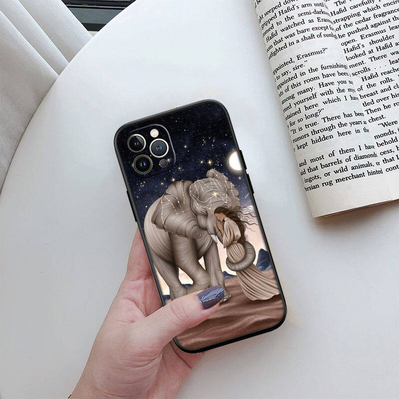 MH8 Animal Elephant Phone Shell Case for iPhone 7 8 11 12 13 14 15 16 17 16E XS Pro Max XR X SE Air