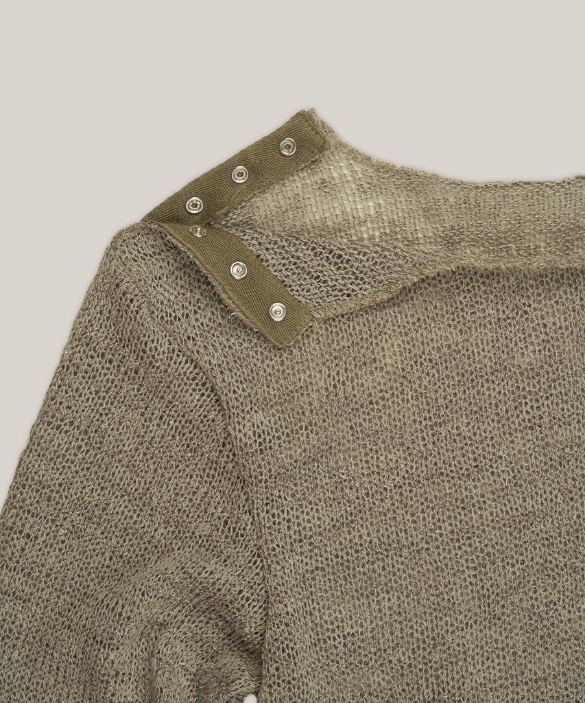 OURO Bohemian Snap Top [ Moss ]