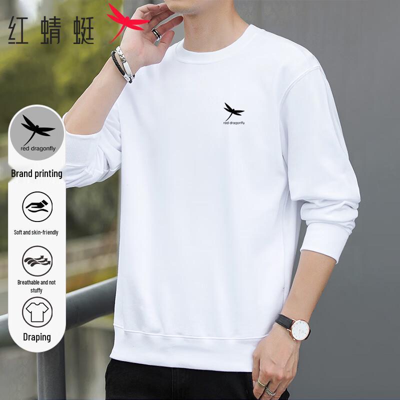 

RED DRAGONFLY Men s Casual Printed Round Neck Sweatshirt XL