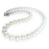 Pearl Necklace with Magnetic Clasp, 8mm Shell Pearls, 42cm Length, Formal Wear, Ceremony, Wedding, Graduation, Entrance Ceremony, Reception, Etc.,