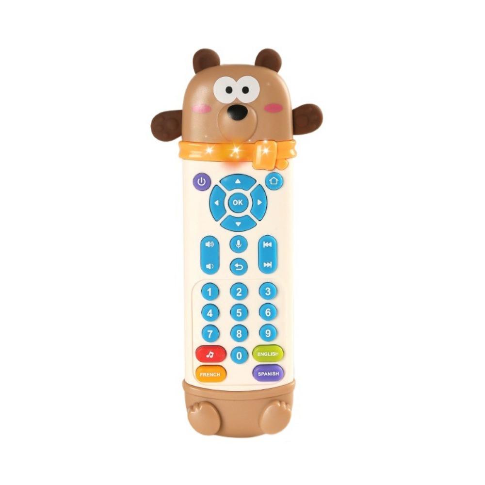 

с Реалистичным Светом и Звуками Детская Игрушка-Пульт Дистанционного Управления Силиконовые Игрушки для Раннего Развития Для 6 Месяцев+ Bear