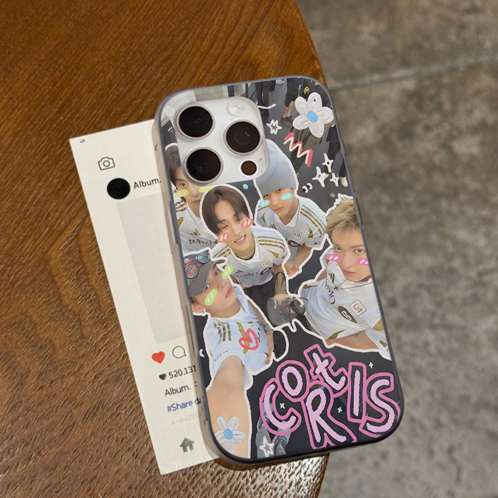 Kpop Music C-CORTIS Phone Case for iPhone 17 16 15 14 13 12 11 Corrugated Frosted Soft Cover Anti-Slip