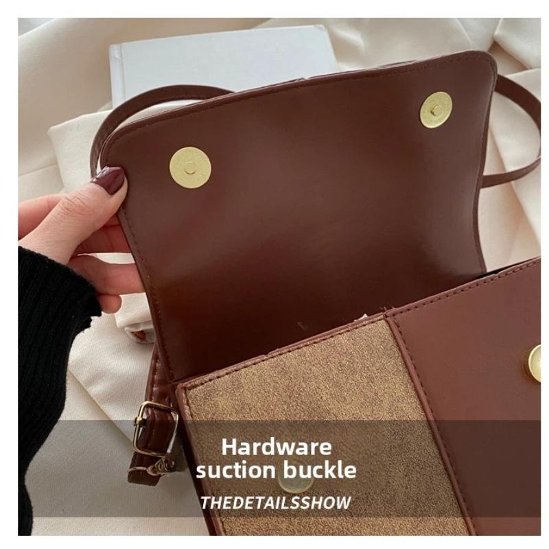 Elegant Women's Handbag Fashion Crossbody Shoulder Bag, Snap Closure Tote Bag Ladies Designer Brand Underarm Bags