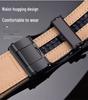 Men's Genuine Leather Automatic Buckle Belt for Business and Casual Wear