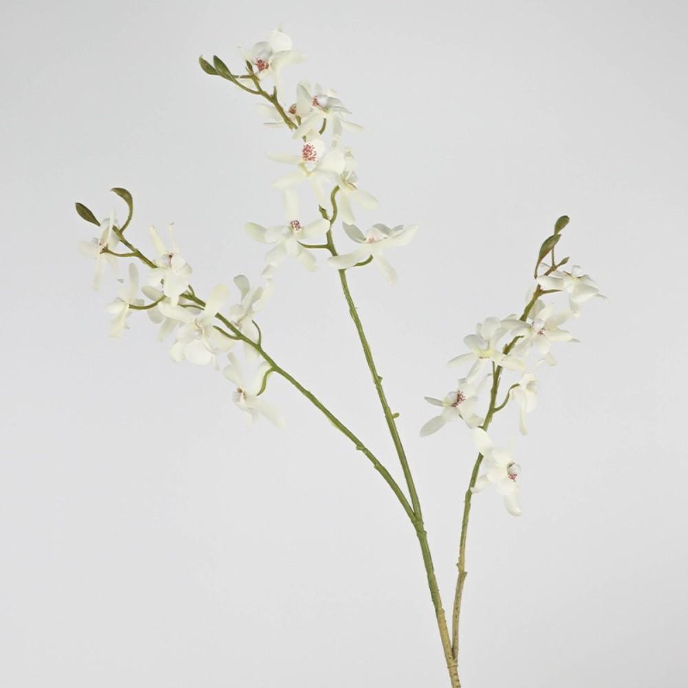73cm Faux Butterfly Orchid 3 Fork Simulation Flower Real Touch Artificial Orchid Plant  Party