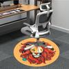 1 Stück Der König der Löwen Büro Runder Teppich, Matte Geeignet Für Büro, Unter Bürostühlen Schlafzimmer Wohnzimmer Heimdekoration, Zimmer Deko