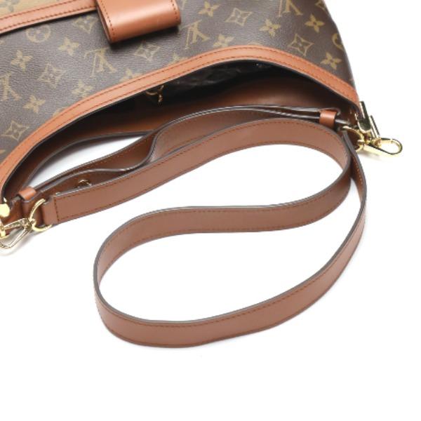 Louis Vuitton Monogram Reverse Hobo Dauphine MM Shoulder Bag Monogram M45195 Used