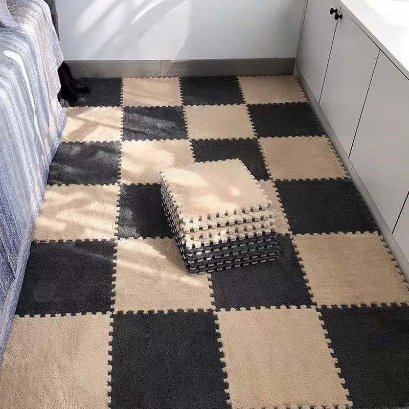 OEINGOEING Plush Interlocking Floor Mat