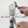 1pc Stainless Steel Multi-Function Can Opener with Ergonomic Grip - Durable Kitchen Tool for Effortless Can and Bottle Opening,