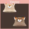 Fox Cosplay Plush Fisherman Hat With Thermal Function For Seasonal Wear