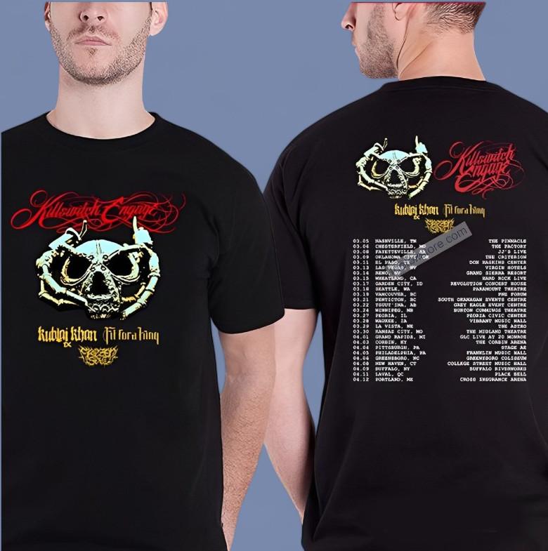 Killswitch Engage 2025 North American Tour T-shirt, size S-4XL
