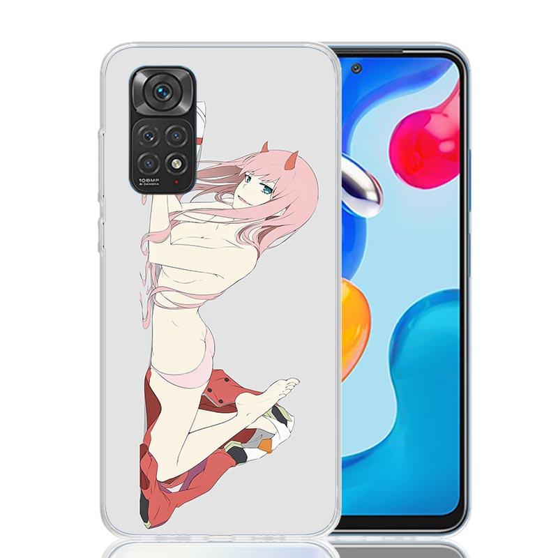 DARLING FRANXX Z-Zero Two Phone Case For Xiaomi Redmi Note 15 14 13 12S 12 Pro Plus 11S 11E 11 11T 10S 10 Art Soft Pattern Cover