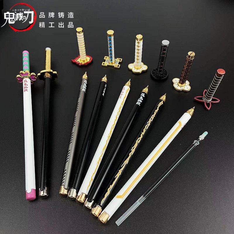 Demon Slayer Kugelschreiber Animations-Merchandise Schmetterling Ninja Muichiro Tanjiro Zenitsu Gel Schreibwaren Rund Sensorisch Kompression Sprungkraft Langlebig