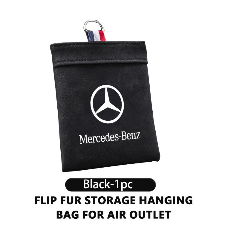 Car Air Outlet Storage Box Organizer Oxford Hanging Bag Phone Holder For Mercedes Benz CLK GLC W212 C200 C300 W203 W204 W205 ah1