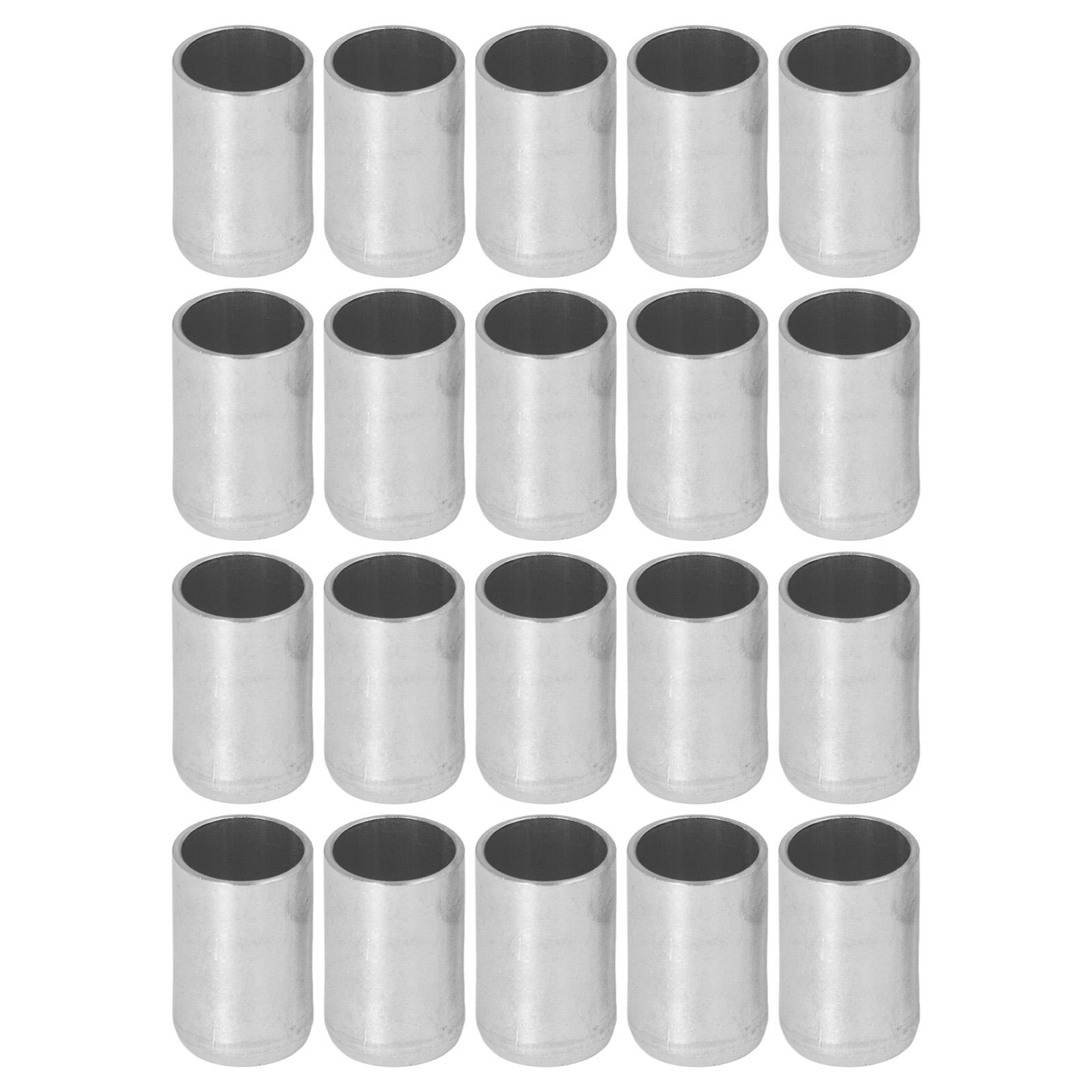 

20PCS Air Conditioning Hose Aluminum Cover Strong Strength Air Conditioning Joint Cover for Car 1/2in