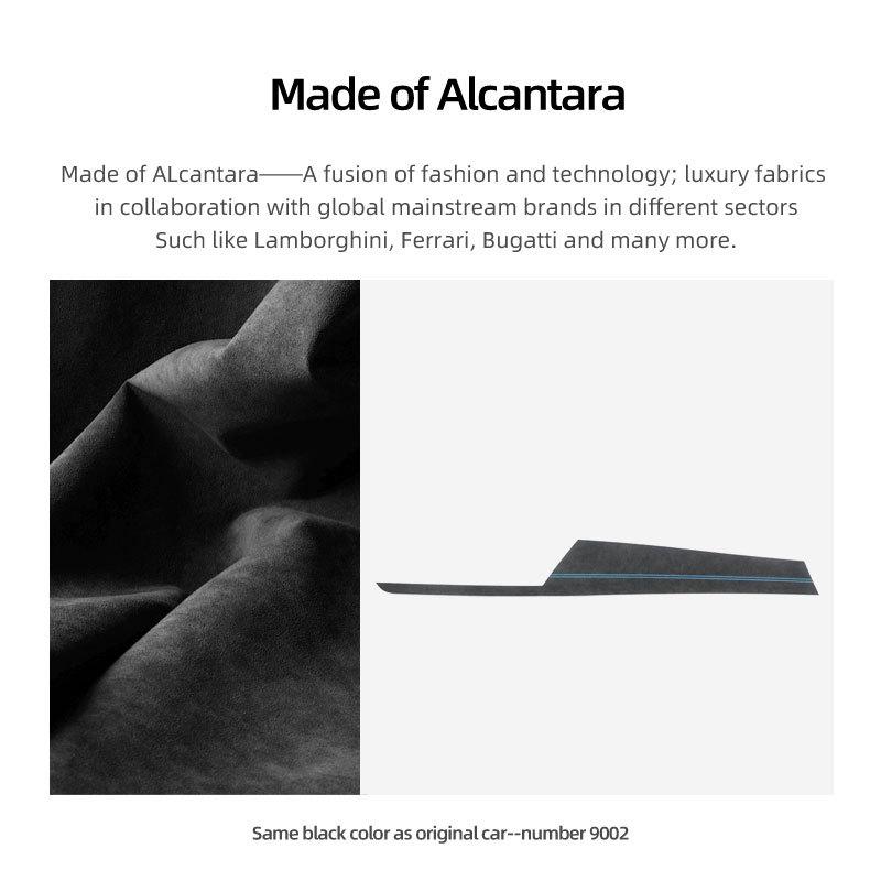 For BMW X1 E84 Made of Alcantara Dashboard Panel trument Trims Strips Performance Stickers Car Interior Tuning Accessories