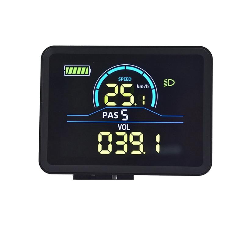 A16P-P5C Display LCD per Bicicletta Elettrica 24V-60V Ebike Display Intelligente IP67 UART Display LCD Colorato