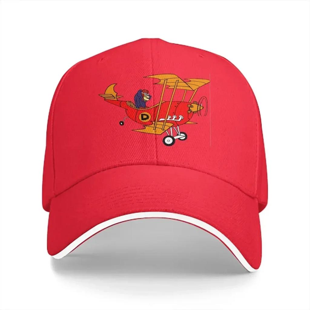 Washed Unisexs Baseball Cap Dastardly Sports Snapback Caps Dad Hat Wacky Races 60s Cartoon Hats