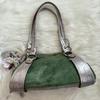 Y2k Punk Style Shoulder Bag Vintage Patchwork Large-capacity Underarm Bag Rivet Diamond Decor Women's Fashion Commuter Handbag