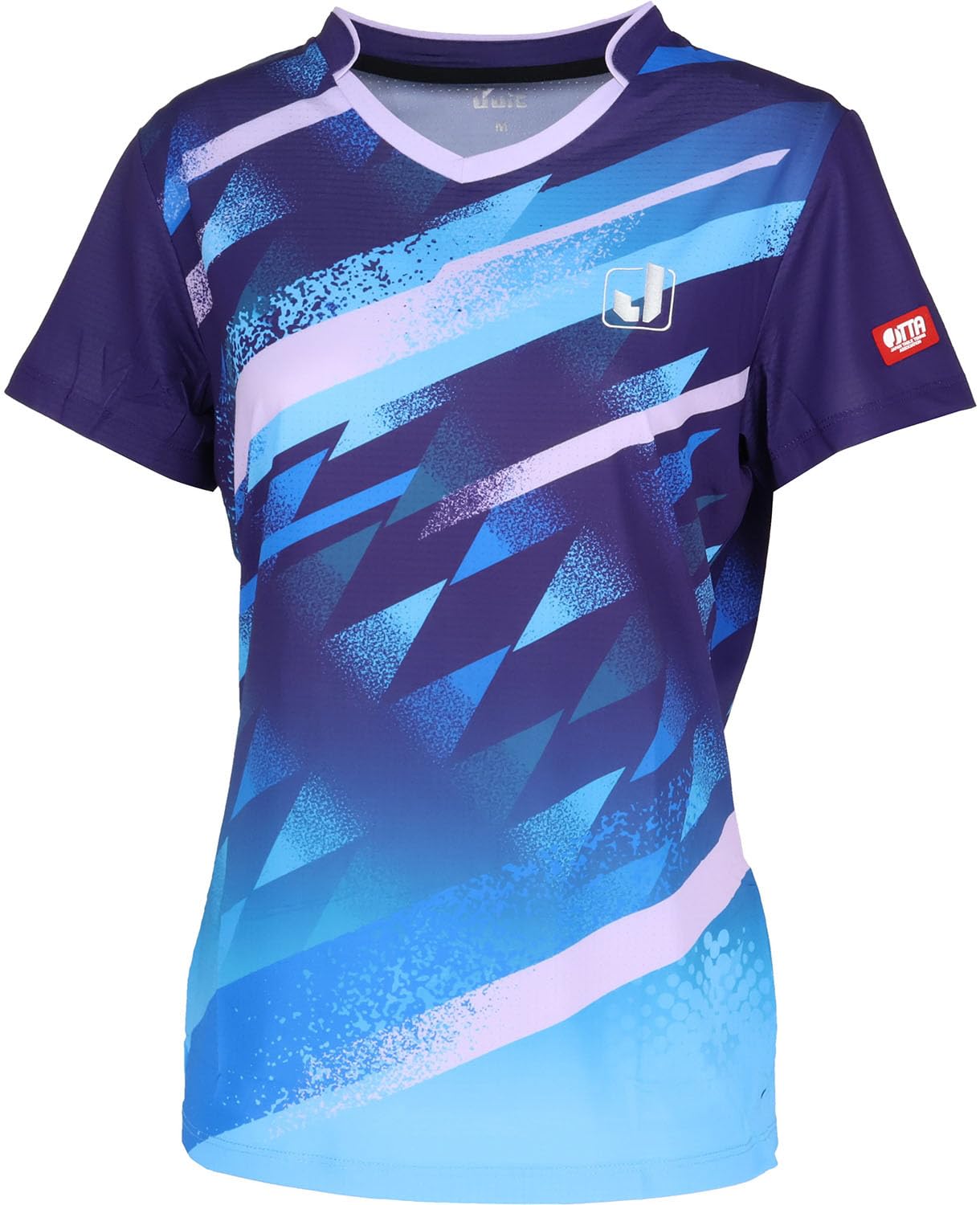 JUIC Table Tennis Game Shirt, JUIC Stardust Drive, Lightweight, Sweat-wicking, Quick-drying, JTTA Approved (Japan Table Tennis Association), Women s,