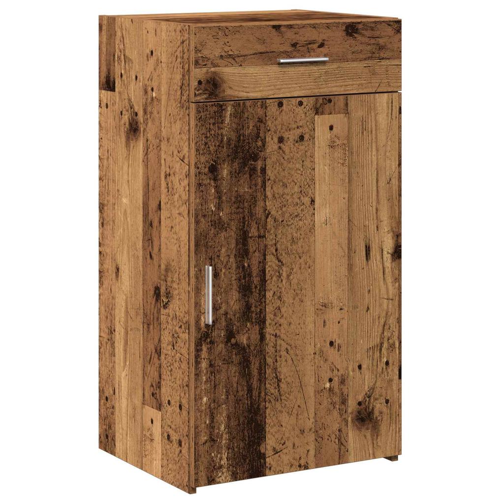 Sideboard with Drawers Reclaimed Wood Look 50 x 42.5 x 93 cm