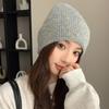 Warm hat women's autumn and winter fashion Symphony pullover, ear protector, wool hat, moisture and cold-proof knitted hat