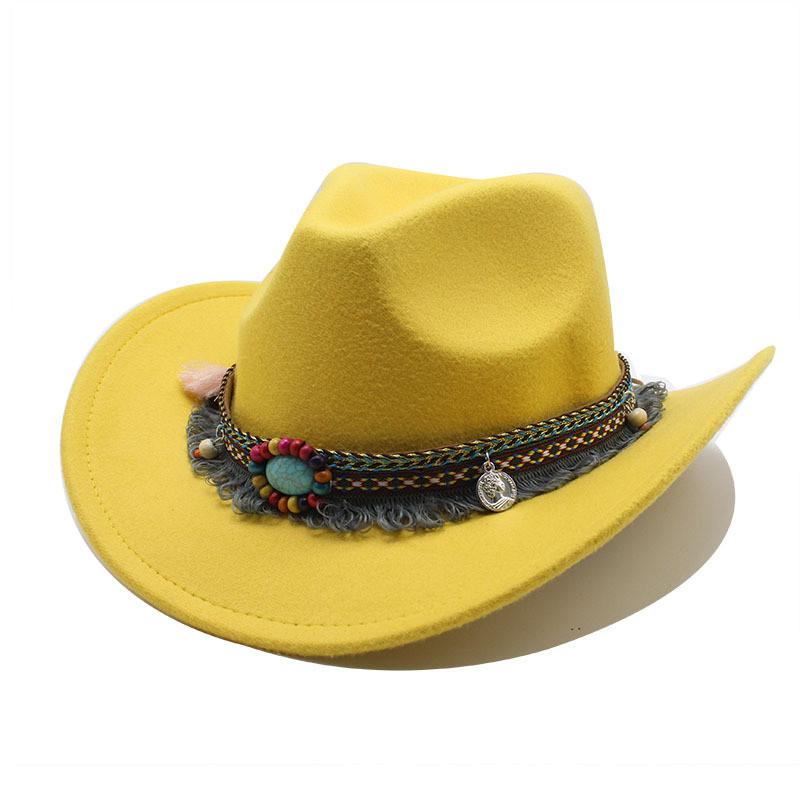 Western Cowboy Hat With Sun Protection For Men Women Bohemian Style