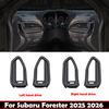 LHD RHD For Subaru Forester 2025 2026 ABS Front Dashboard Lower Left Right Air Conditions Outlet Side AC Vent Cover Trim Sticker