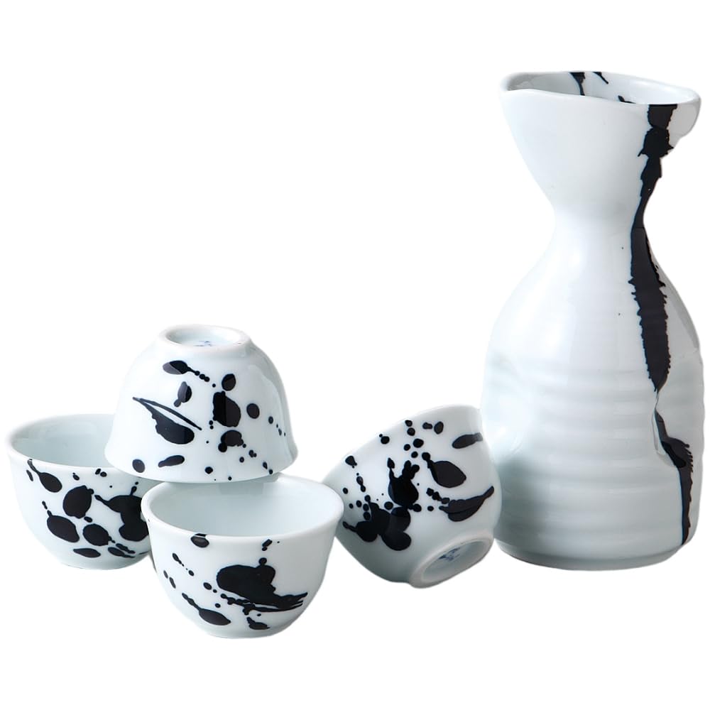 

Посуда для сакэ x D7 x Посуда для сакэ Фарфор Фарфоровая посуда Арита Сделано в Японии Сетка для эля Ш7,8 В15,5 см Расписана вручную одним мазком