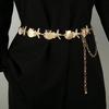 Ornaments Bohemian Shell Waist Belt Zinc Zinc Alloy Pearl Starfish Beach Body Chain  Vacation