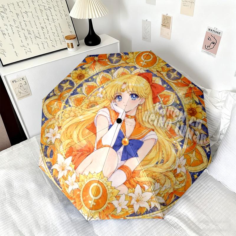 Japanese Cartoon Sailor Moon Tsukino Usagi Umbrella Is Suitable for All Seasons Including Home Travel and Outdoor Activities Multi Functional Umbrella