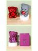Hugging Bear Preserved Rose Gift Box with Necklace & Ring