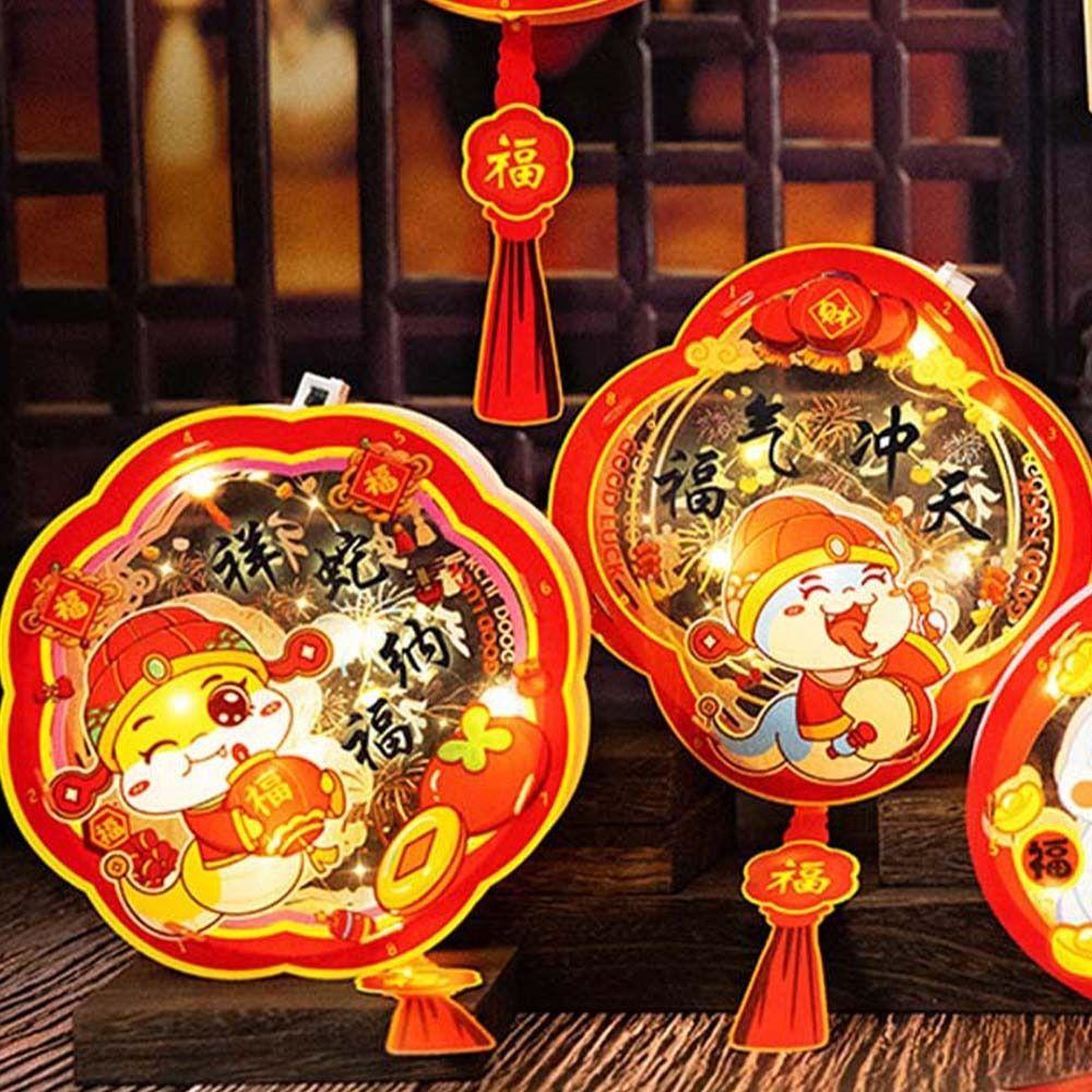 Traditional New Year Portable Lantern Chinese Style Children Handheld Lantern Spring Festival