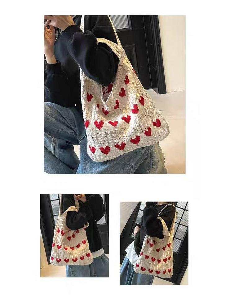 Women's Large Capacity Summer Beach Crossbody Straw Woven Bag