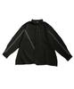 antiqua Stitched Long One Size Black Women's Shirt, Sleeve, KYO-3003, 05,