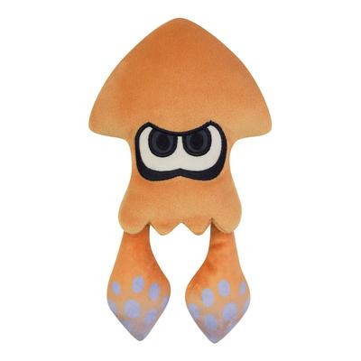 Sanei Boeki Splatoon 3 ALL STAR COLLECTION Squid Orange Stuffed Toy SP32 (S) W13×D4×H22cm