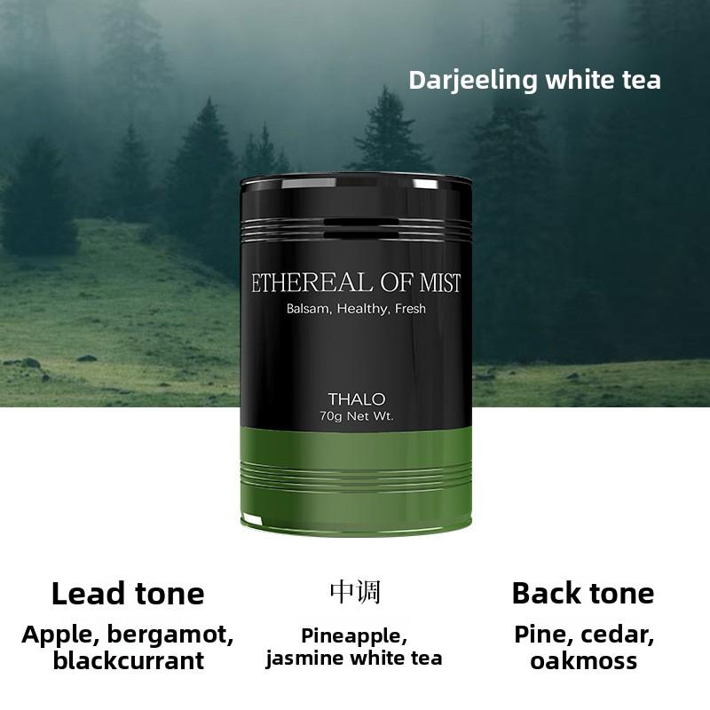 

Высококачественный твердый парфюм на растительной основе для автомобильной ароматерапии, стойкий аромат и устранение запахов для автомобильных украшений Darjeeling White Tea