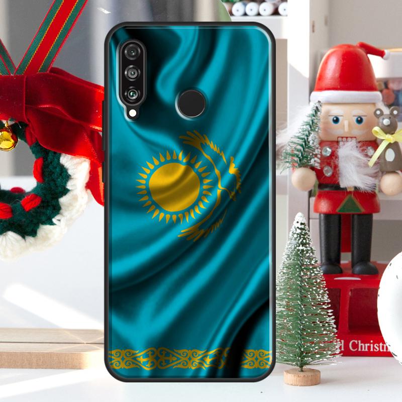 Kazakhstan Flag For Huawei Nova 5T 9 10 SE 7i 8i 11i 12i Y73 Y72 Y61 Y91 Y60 Y70 Y90 P20 P40 P30 Lite Case