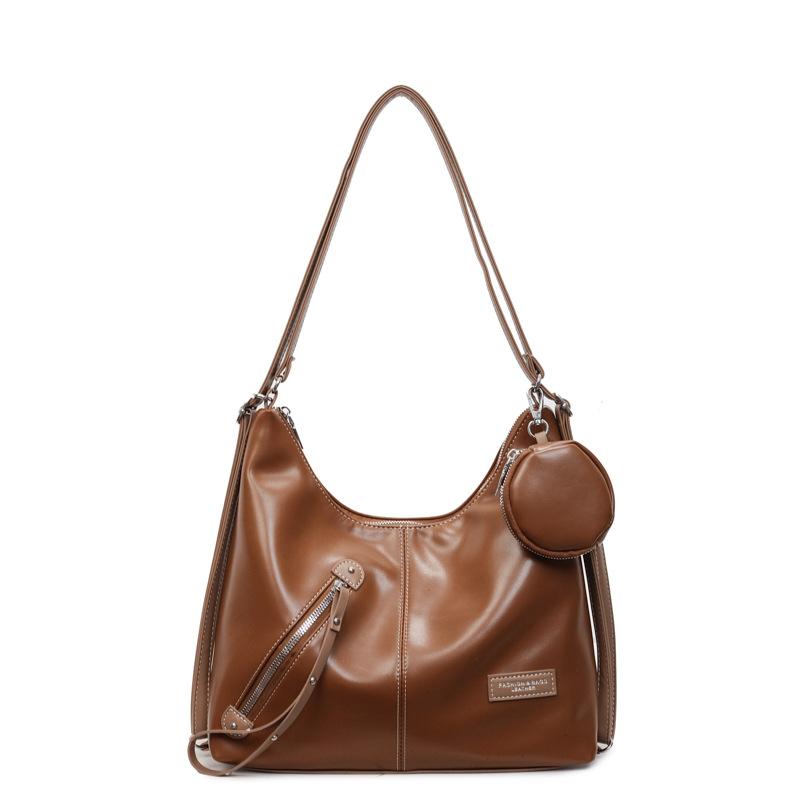 Trendy Fashion Backpack Tote Bag Women's Simple Large-capacity Shoulder Bag Korean Casual Commuter Crossbody Bag