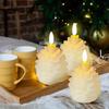 1Pcs Flameless Led Candle For Home Christmas Party Wedding Decoration pinecone Electronic Battery-Power Tealight Candles