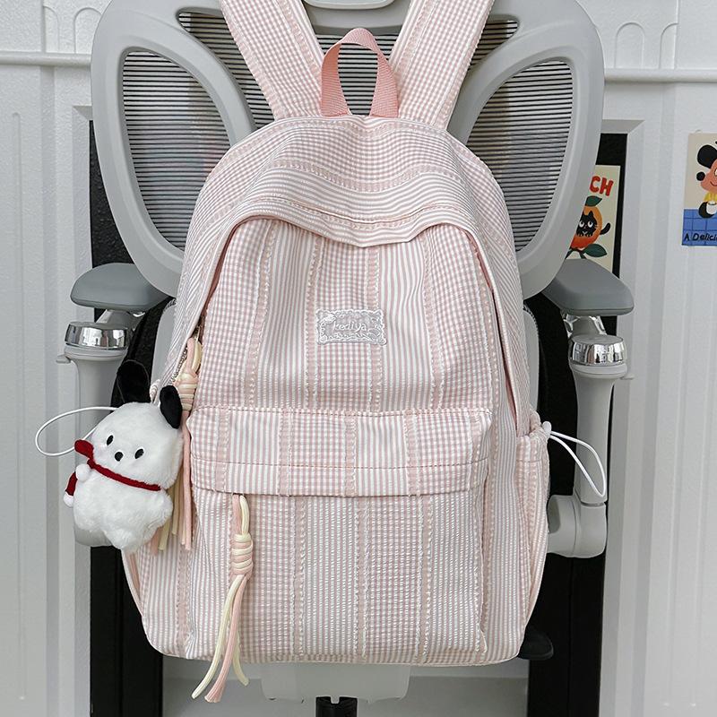 Schoolbag New College Style Female Student School Bag Junior High School College Student Casual Backpack Fashion Versatile Large Capacity Backpack