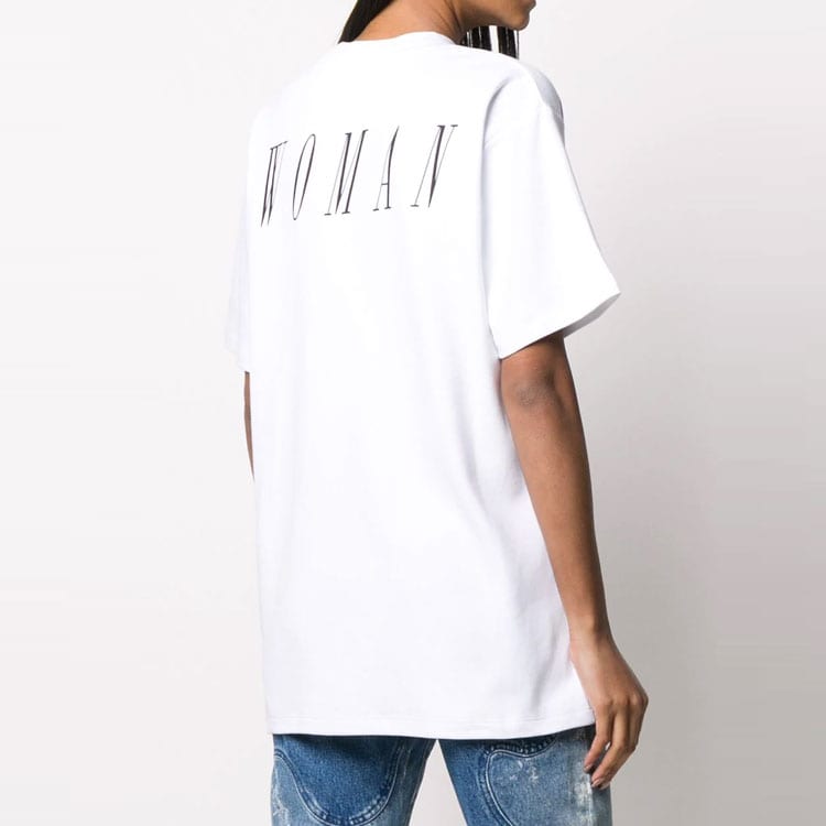 OFF WHITE SS20 T Shirts Women's Crew Neck Moderate Straight Fit OWAA072R20H841280130