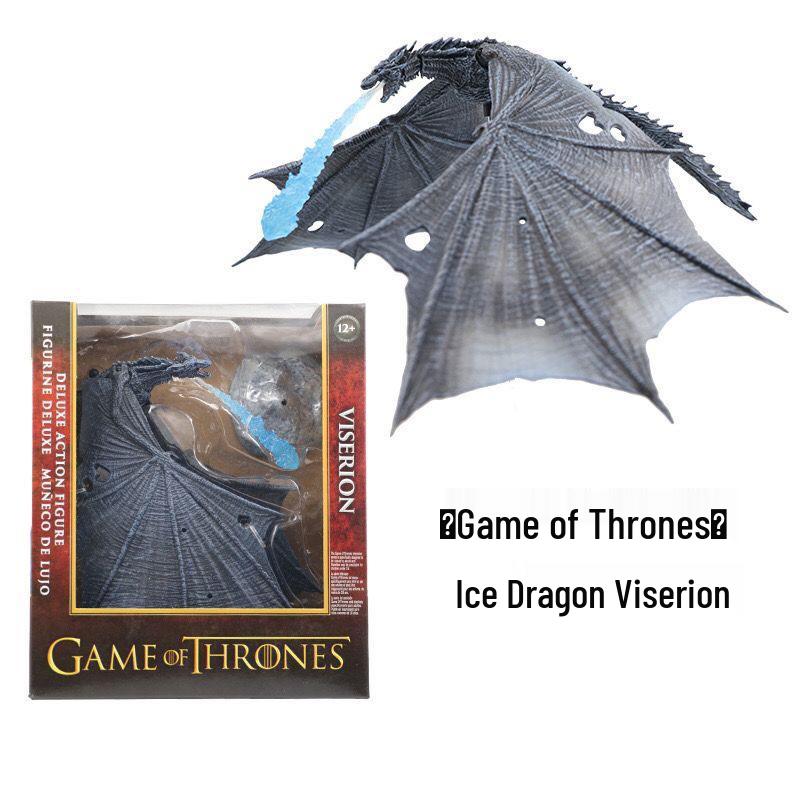 McFarlane Game of Thrones Ice Dragon Black Articulated Action Figure Model