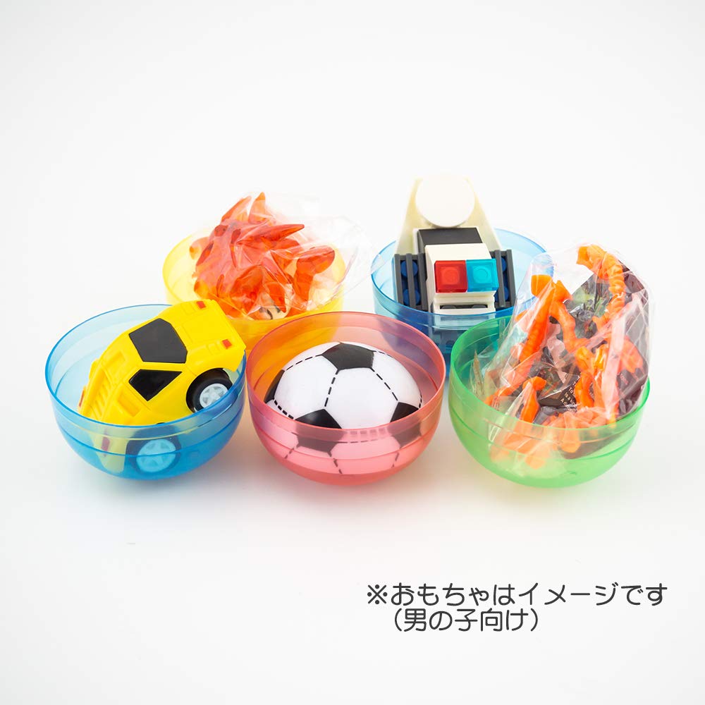 Amuse 48mm Capsules with Toys for Set of for Gachapon Capsule Toy Vending Machines Prizes, Boys, 100,