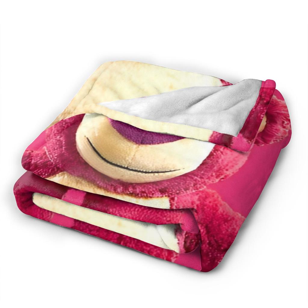 Lotso Cartoon Blanket Soft Warm Aesthetic Plush Bedding Throws For Bedroom Picnic Flannel Bedspread Bed Cover