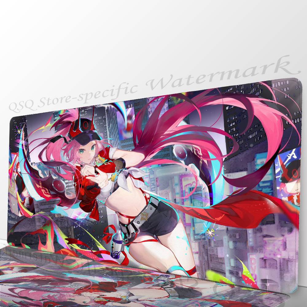 Rapa Animated Game Honkai Star Rail Mousepad Mouse Mat Desk Mat With Pad Gaming Accessories Prime Gaming XXL Keyboard Pad Padd