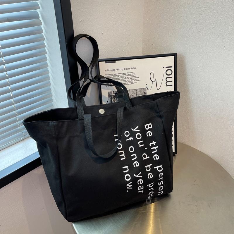 IELGY women s canvas versatile large capacity fashion shoulder tote bag